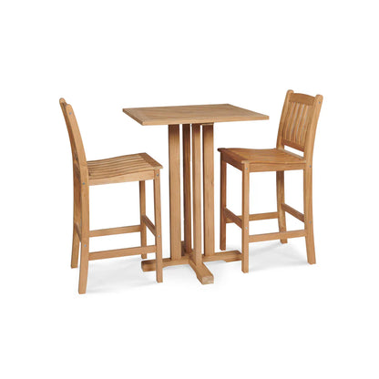 Oasis Teak Outdoor Armless Barstool