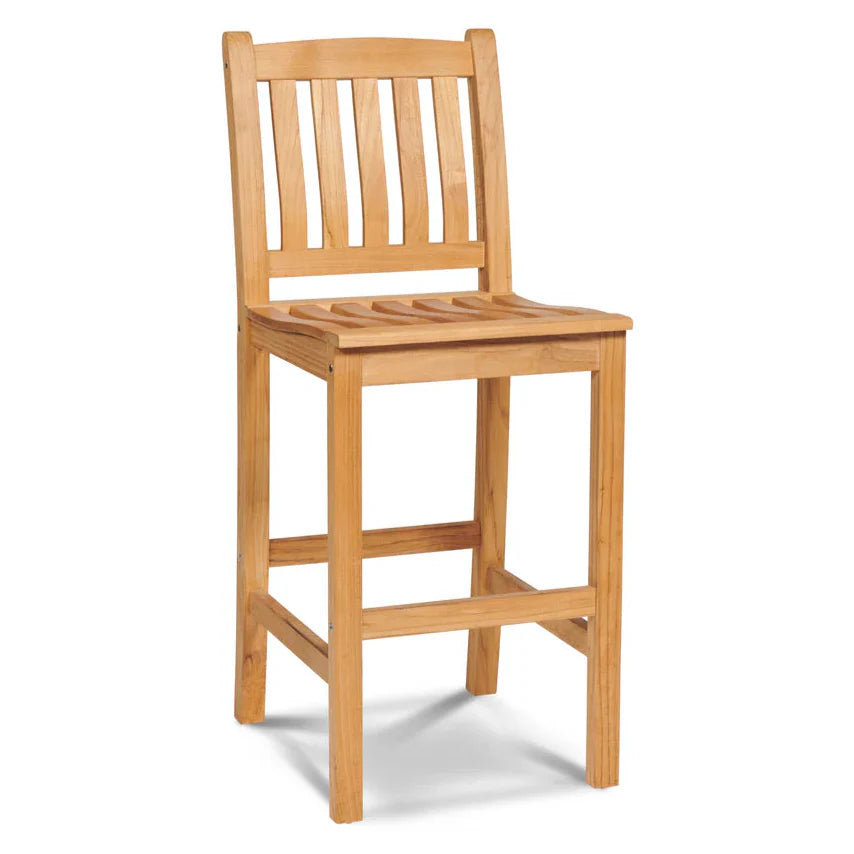 Oasis Teak Outdoor Armless Barstool