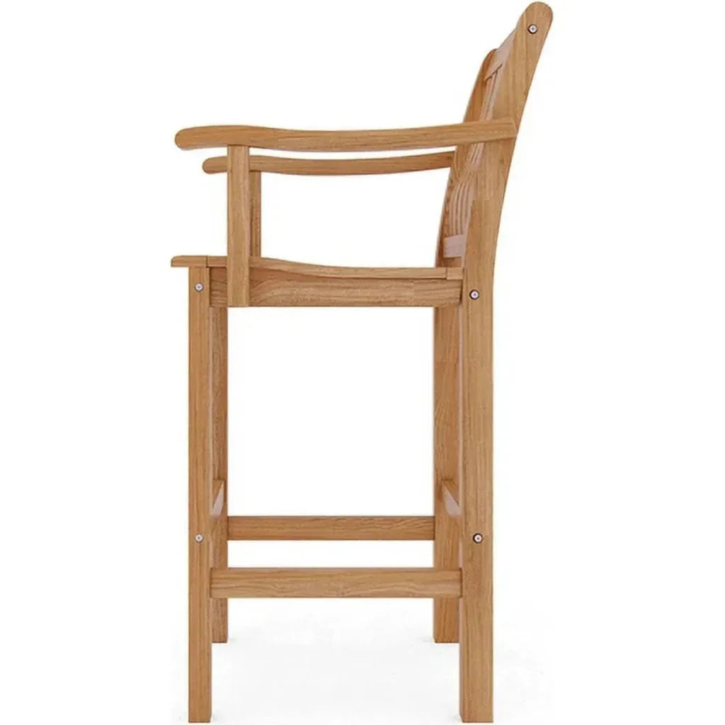 Oasis Teak Outdoor Bar Chair Sustainable