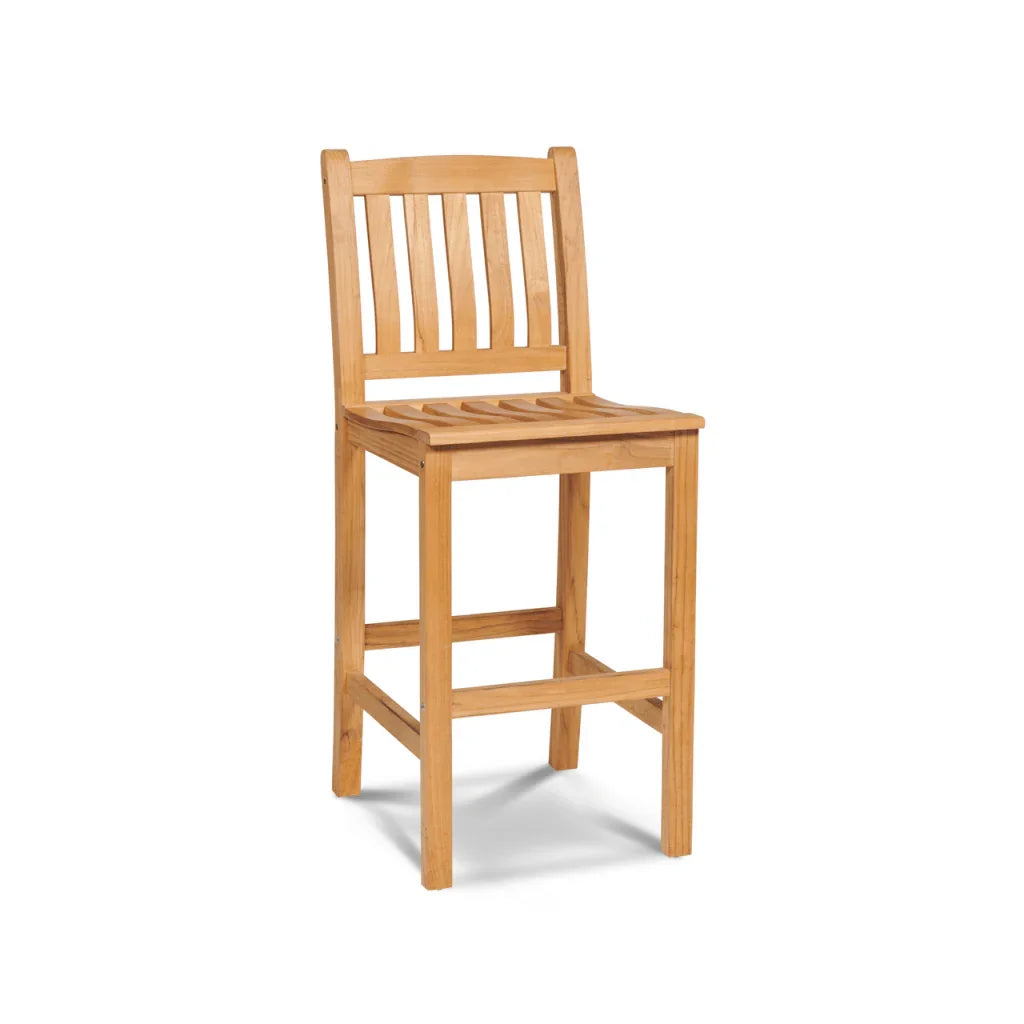 Oasis Teak Patio Square Bar Height Dining Set 3PC