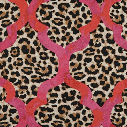 Obsessed Animal Fuchsia Large Throw Pillow Insert