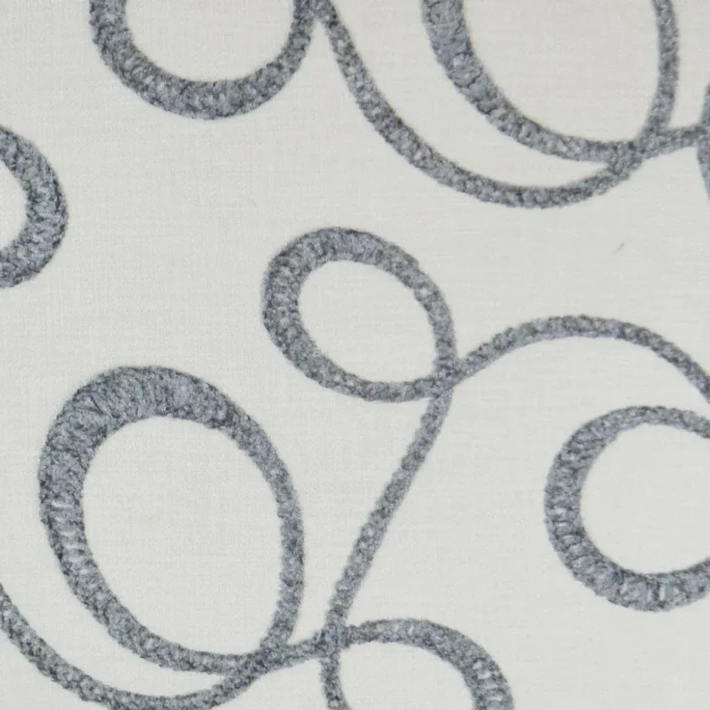 Okeefe Slate Off-White Throw Pillow Insert