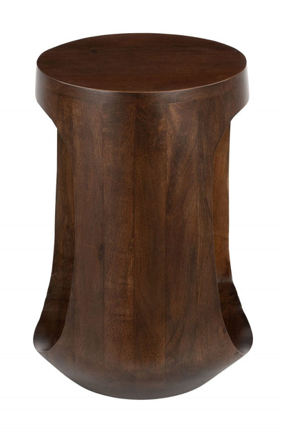 Okno Wooden Brown Side Table