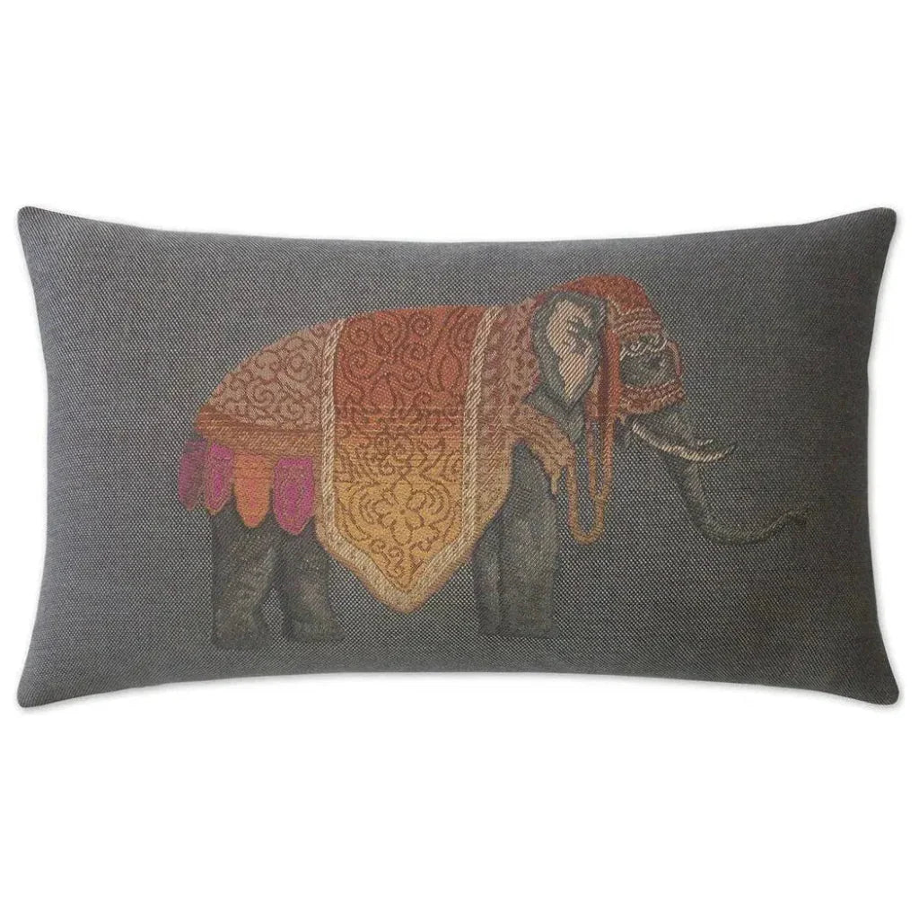 Olifant Lumbar Henna Grey Throw Pillow Insert