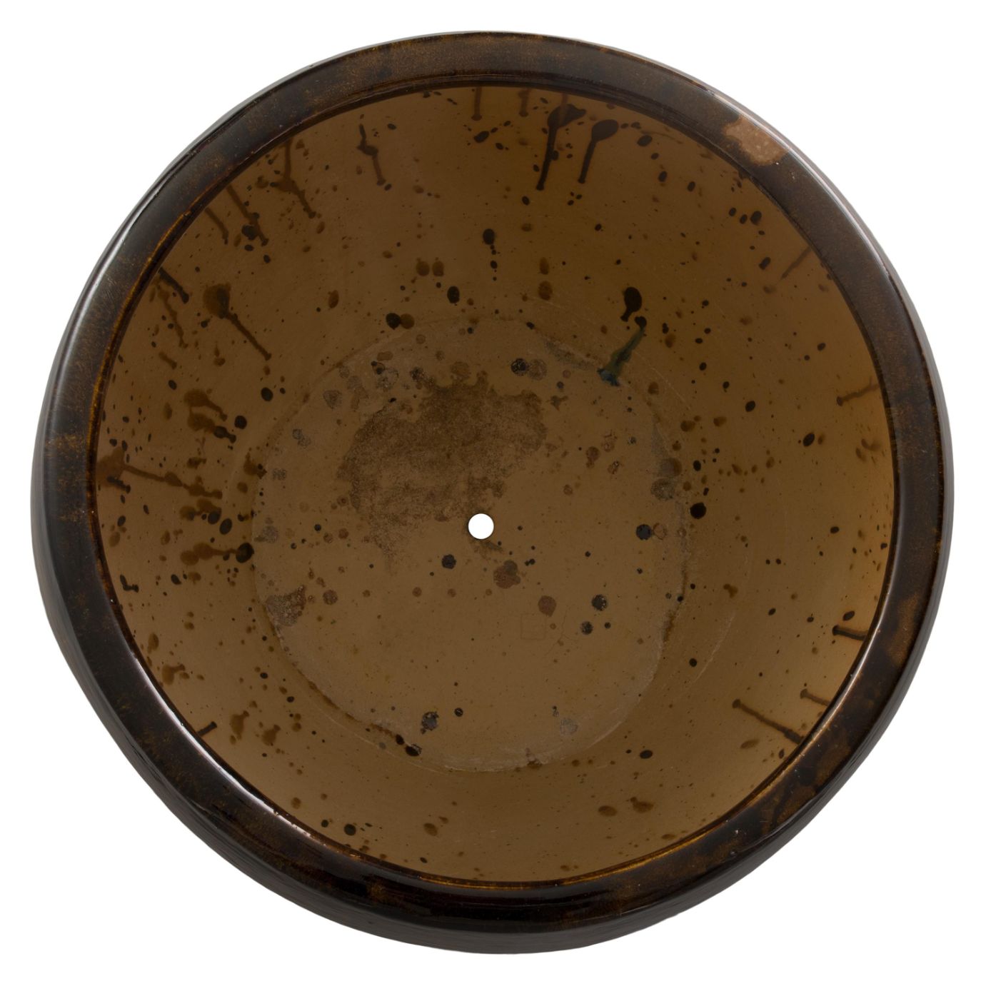 Ossal Brown Ceramic Outdoor Planter
