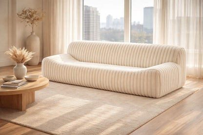 Osterbro Cream Fabric Sofa