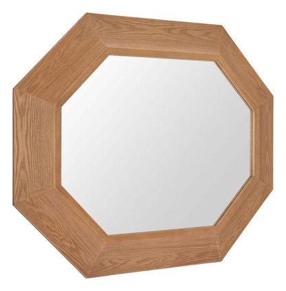 Otekant Natural Wood Frame Wall Mirror