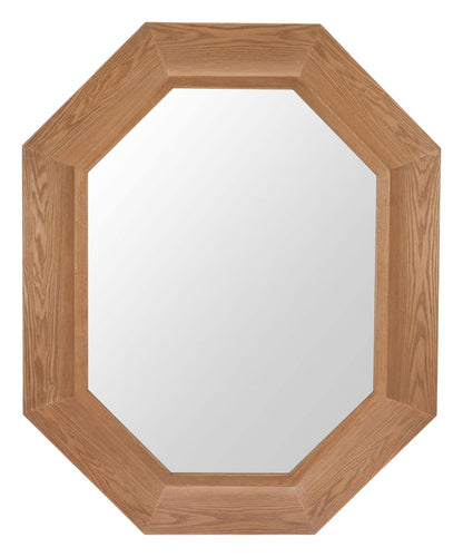 Otekant Natural Wood Frame Wall Mirror