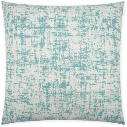 Outdoor Bluff Pillow - Aqua