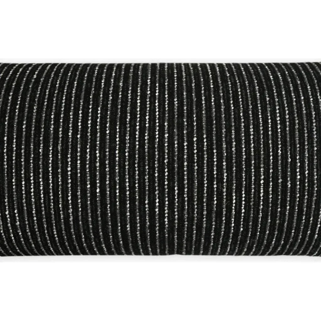 Outdoor Burson Lumbar Pillow - Onyx