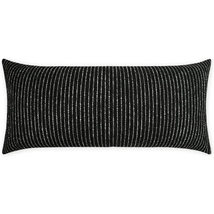 Outdoor Burson Lumbar Pillow - Onyx
