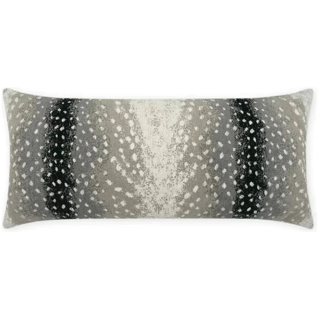 Outdoor Cerbiatta Lumbar Pillow - Onyx