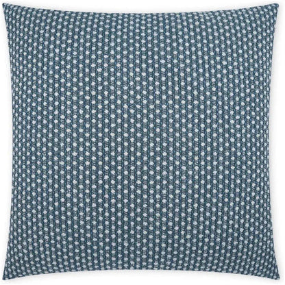 Outdoor Dot Dash Pillow - Blue