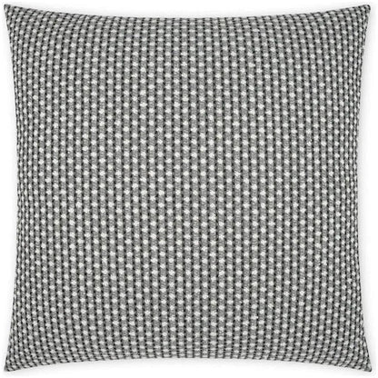 Outdoor Dot Dash Pillow - Grey