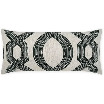 Outdoor Evadne Lumbar Pillow - Black