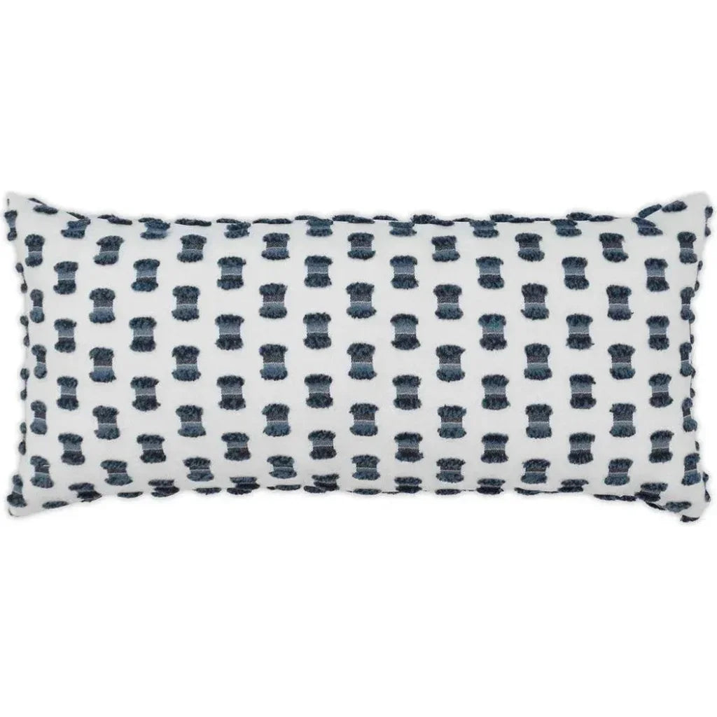Outdoor Fifi Lumbar Pillow - Indigo