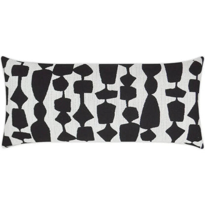 Outdoor Freya Lumbar Pillow - Black