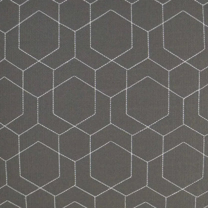 Outdoor Hex Quilt Pillow - Grey