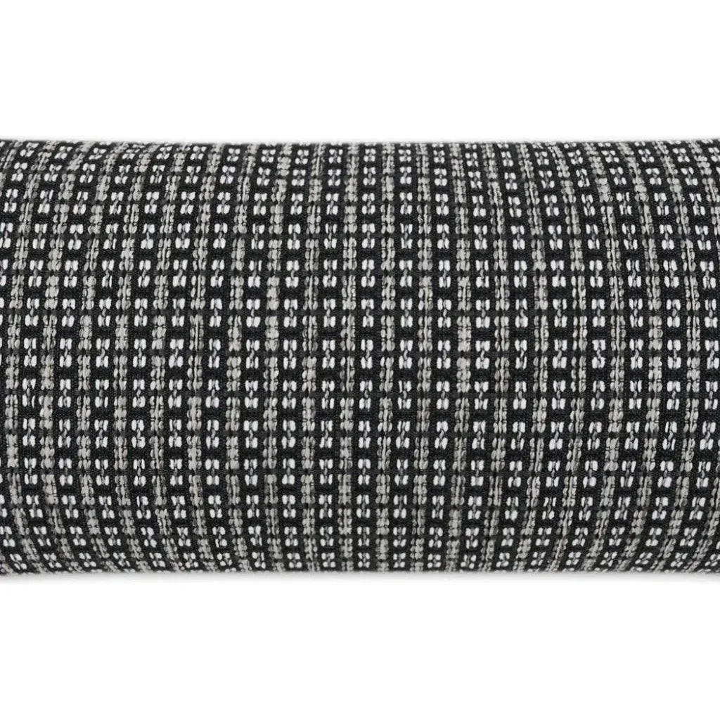 Outdoor Kittery Lumbar Pillow - Ebony