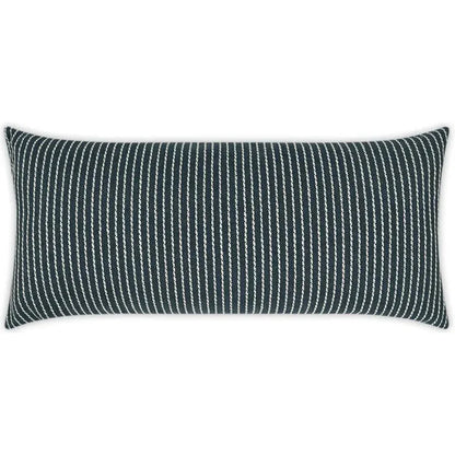 Outdoor Linus Lumbar Pillow - Indigo