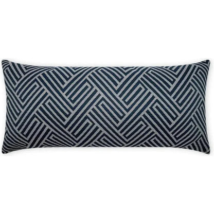Outdoor Mandros Lumbar Pillow - Navy