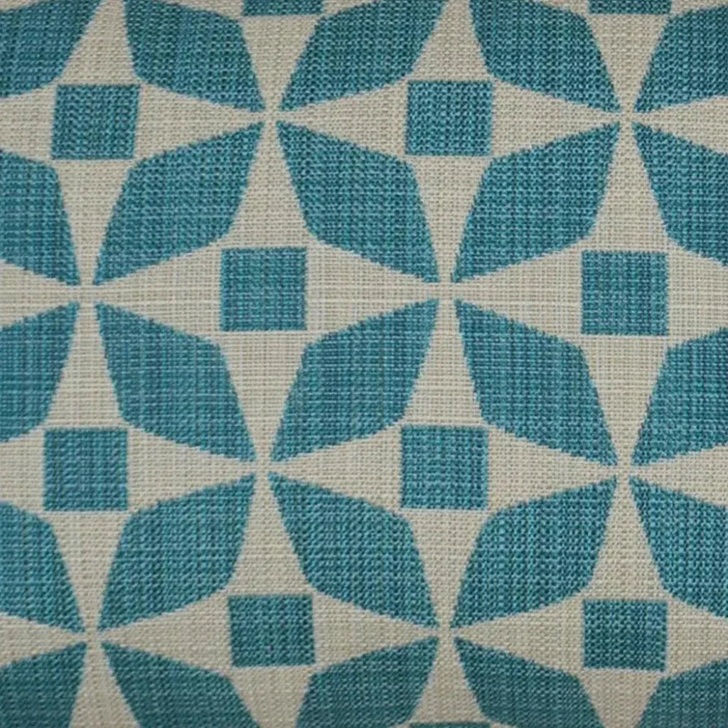 Outdoor Marquee Lumbar Pillow - Turquoise