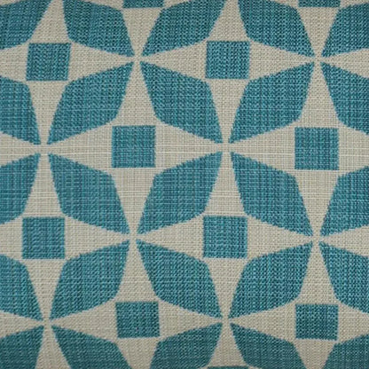 Outdoor Marquee Lumbar Pillow - Turquoise