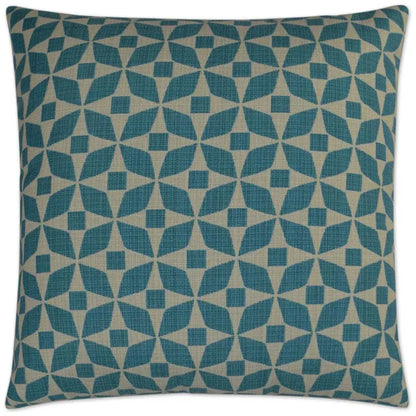 Outdoor Marquee Pillow - Turquoise