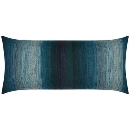 Outdoor Meditate Lumbar Pillow - Turquoise