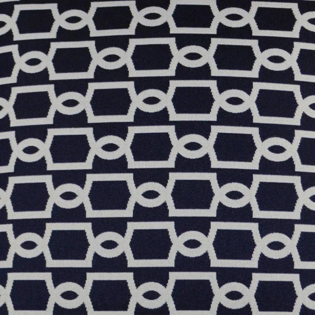 Outdoor Ocean Gate Lumbar Pillow - Navy