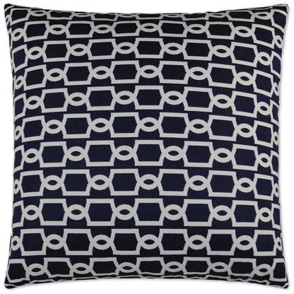 Outdoor Ocean Gate Pillow - Navy