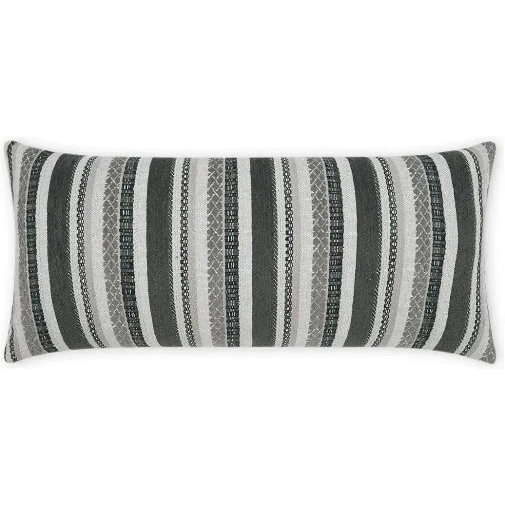 Outdoor Oriana Lumbar Pillow - Grey