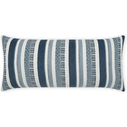 Outdoor Oriana Lumbar Pillow - Indigo