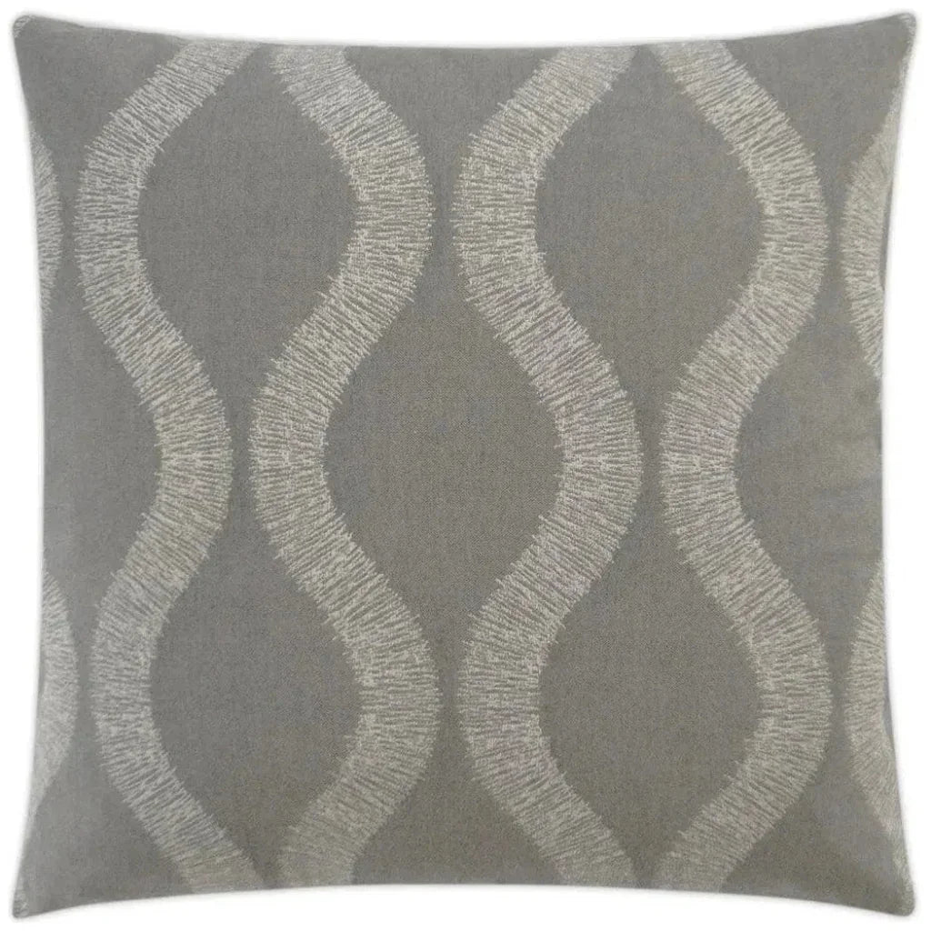 Outdoor Overlock Pillow - Stone