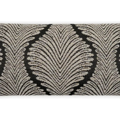 Outdoor Palmyra Lumbar Pillow - Black
