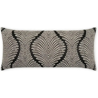 Outdoor Palmyra Lumbar Pillow - Black