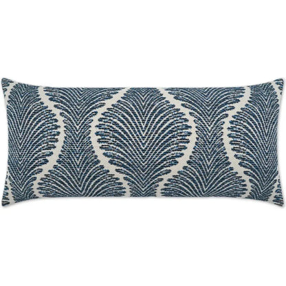 Outdoor Palmyra Lumbar Pillow - Navy