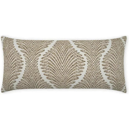 Outdoor Palmyra Lumbar Pillow - Taupe