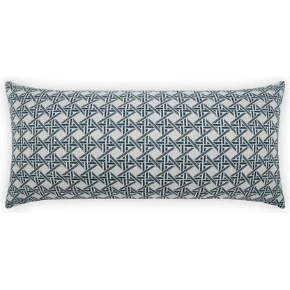 Outdoor Pella Lumbar Pillow - Blue