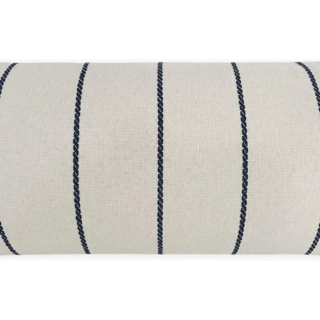 Outdoor Pencil Lumbar Pillow - Navy