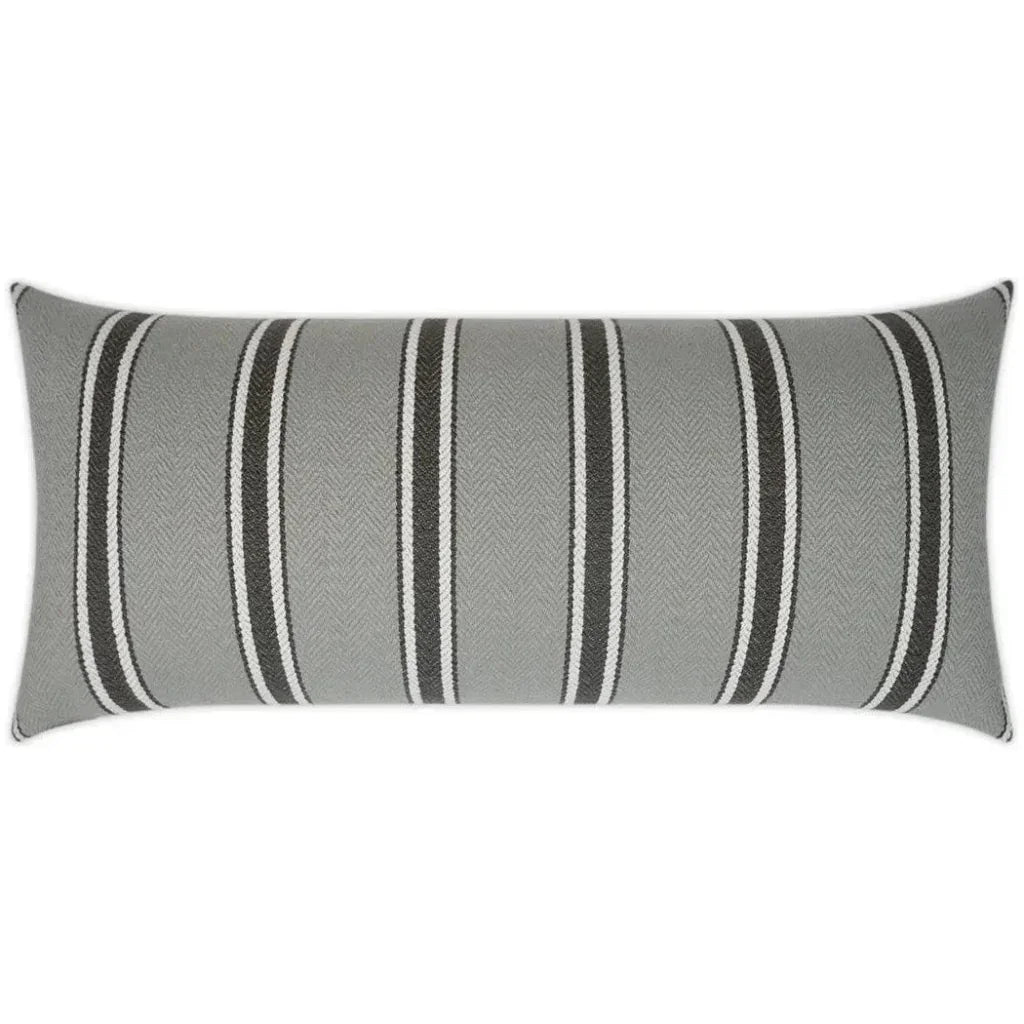 Outdoor Peyton Lumbar Pillow - Grey