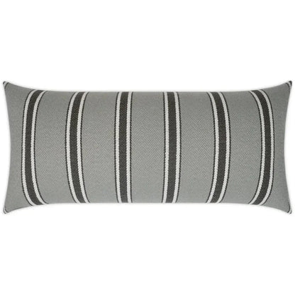 Outdoor Peyton Lumbar Pillow - Grey