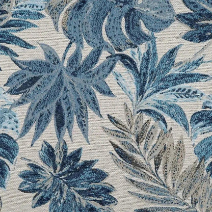 Outdoor Rain Forest Pillow - Blue