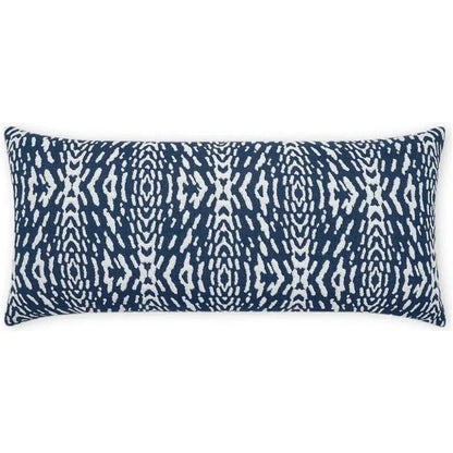 Outdoor Riff Lumbar Pillow - Blue