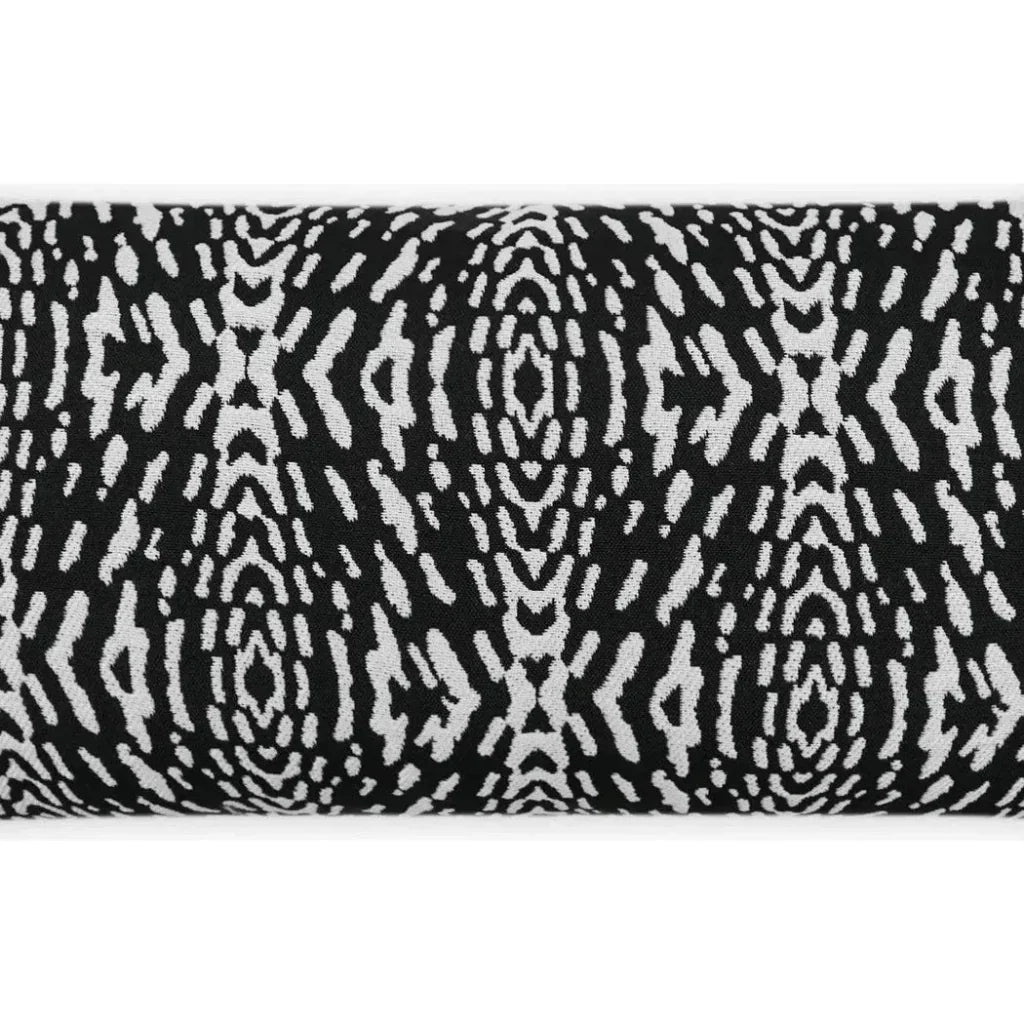 Outdoor Riff Lumbar Pillow - Ebony