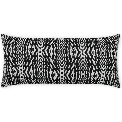 Outdoor Riff Lumbar Pillow - Ebony