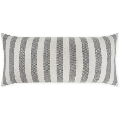Outdoor Seaport Lumbar Pillow - Grey