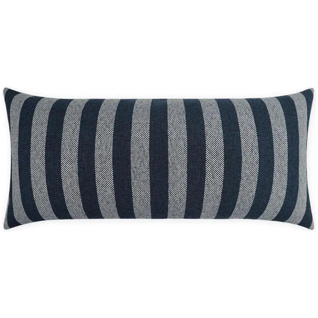 Outdoor Seaport Lumbar Pillow - Navy