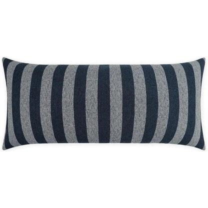 Outdoor Seaport Lumbar Pillow - Navy