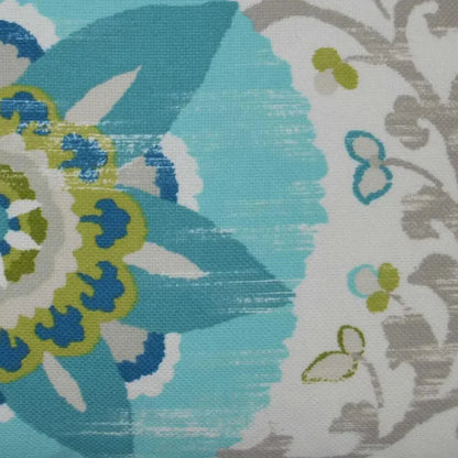 Outdoor Silsila Pillow - Turquoise